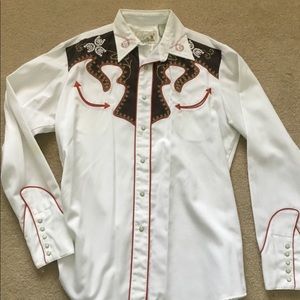 Country Western dress shirt size medium